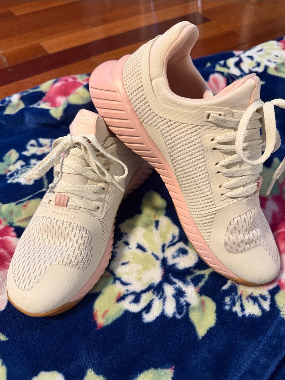 Reebok Women's Athletic Sneakers in Light Pink & Cream